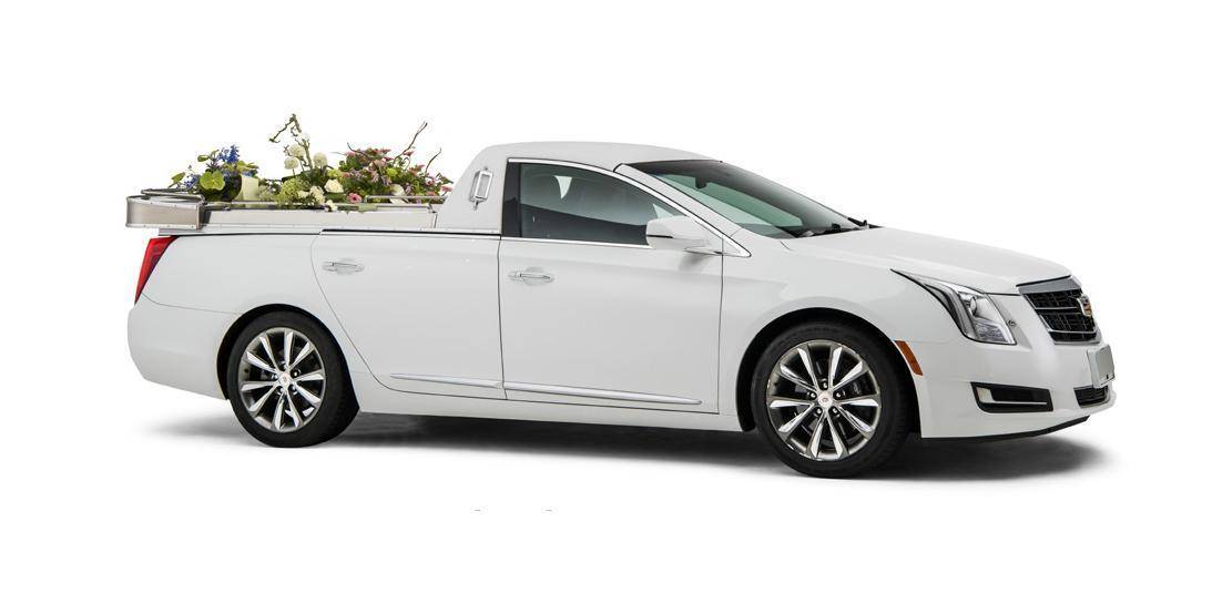 bloemen auto wit